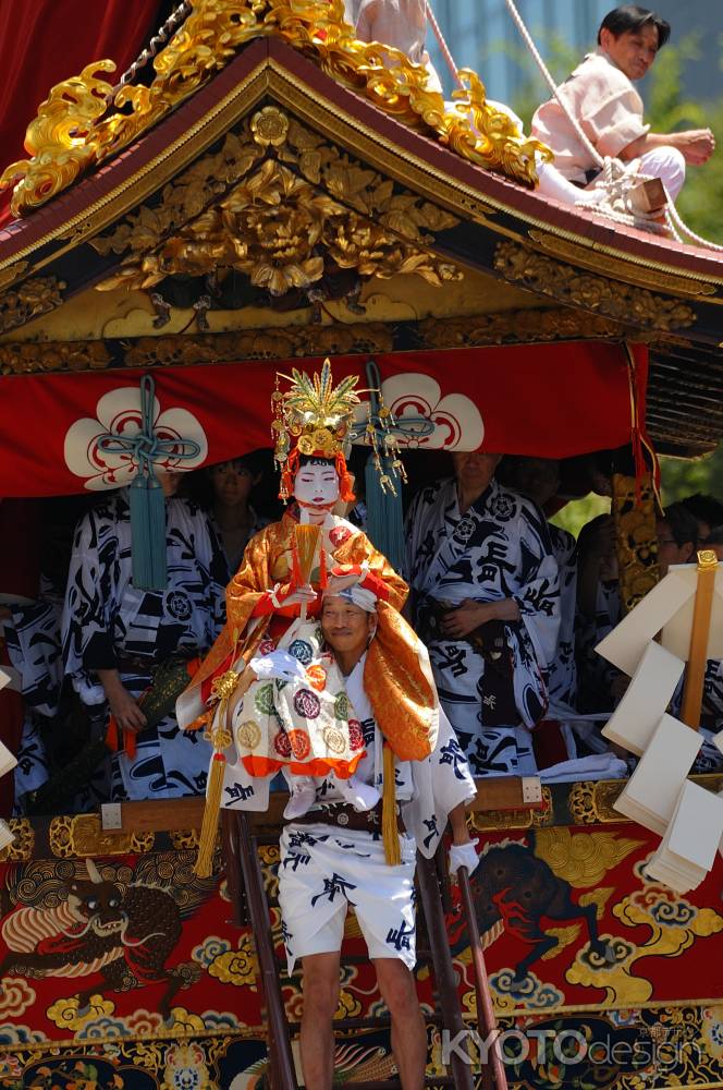 お稚児さんと強力さん