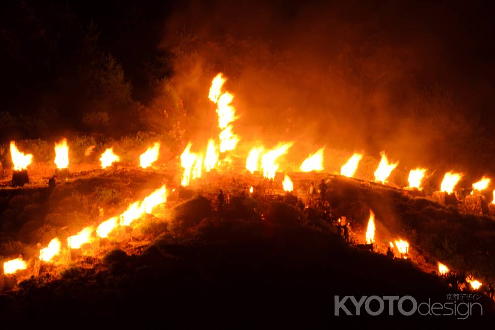 五山送り火　左大文字