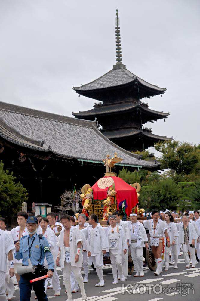 宝永祭　東寺さんを行く