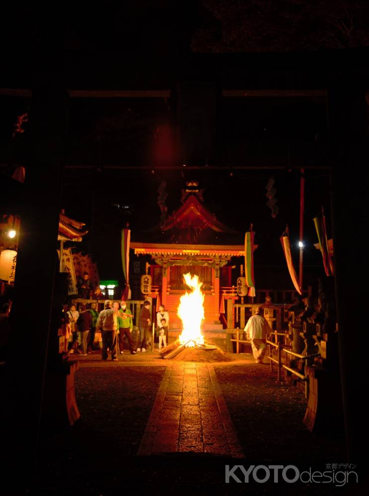 保津の火祭り　2023