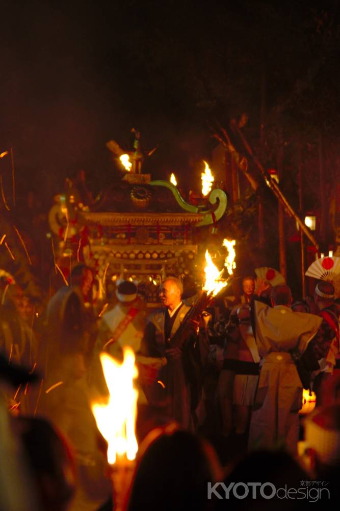 鞍馬の火祭　御神輿　復活