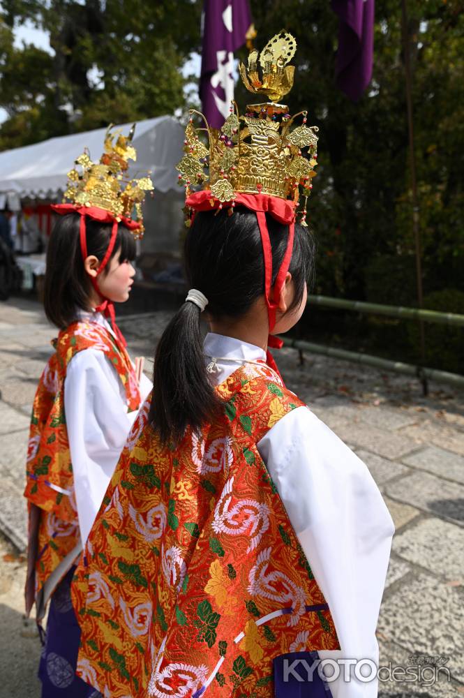 可愛いお稚児さん