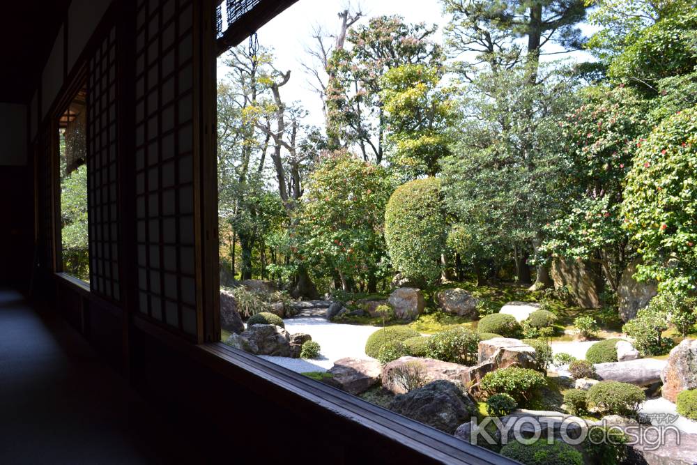 退蔵院　方丈より元信の庭を望む
