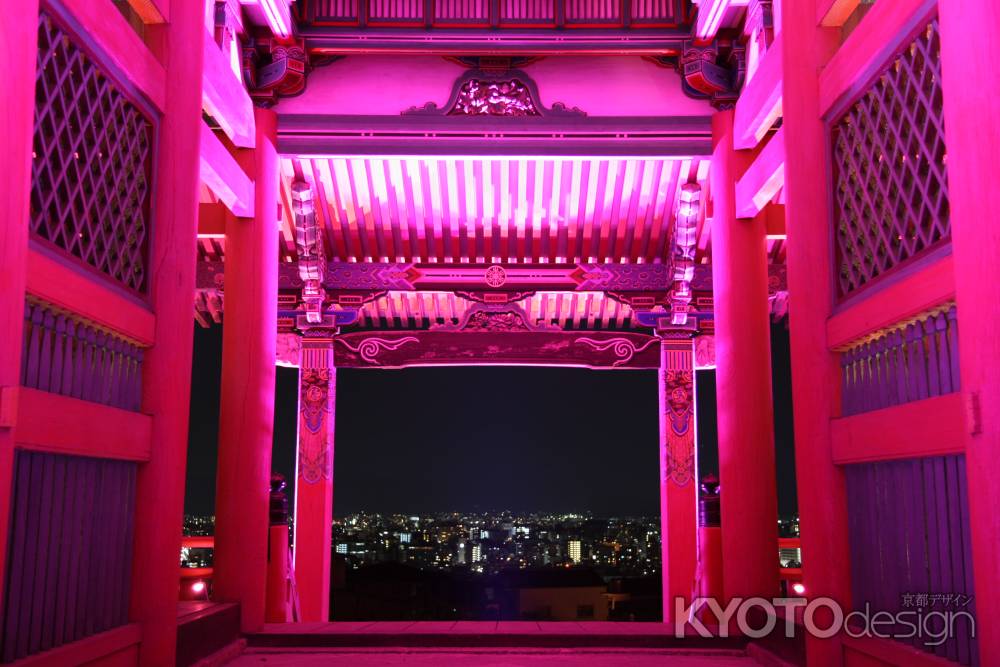 清水寺・ピンクリボンキャンぺーン