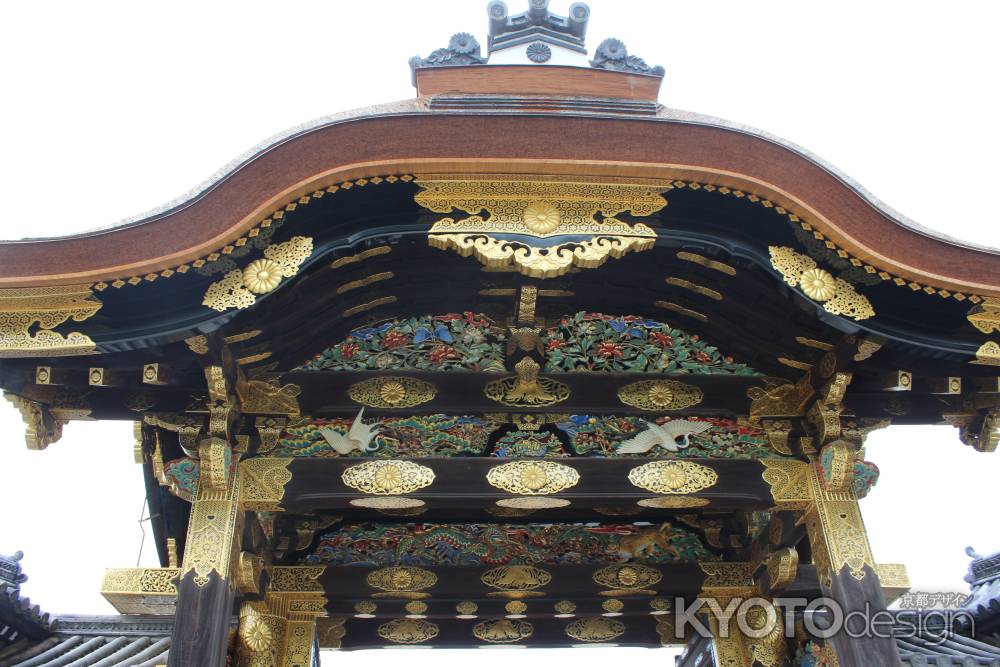 二条城 唐門の装飾