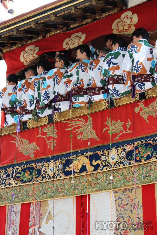 祇園祭　長刀鉾曳き初め2