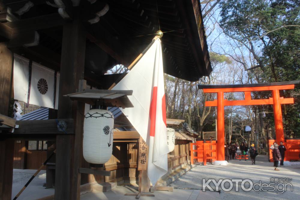 お正月の河合神社