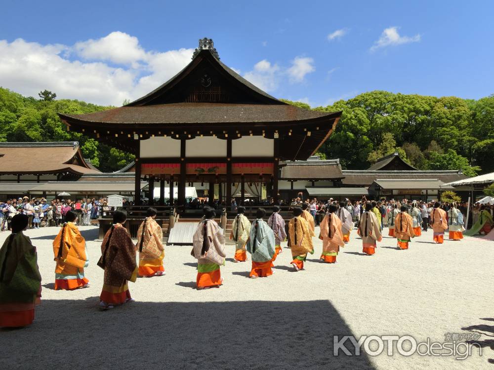 下鴨神社　斎王代御禊儀・古式道奉納5