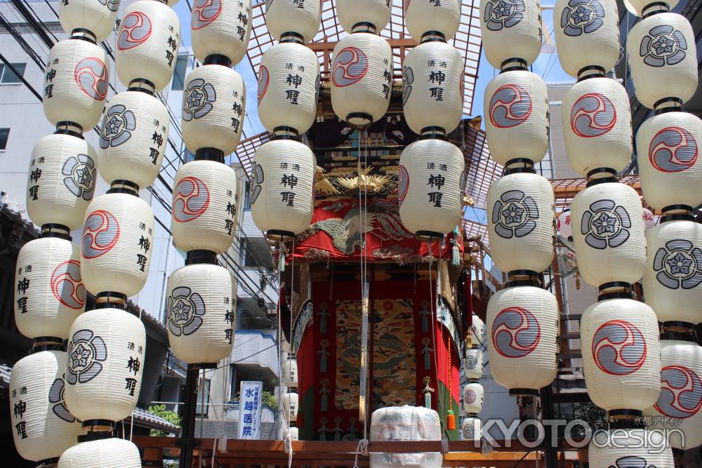 祇園祭　船鉾駒形提灯