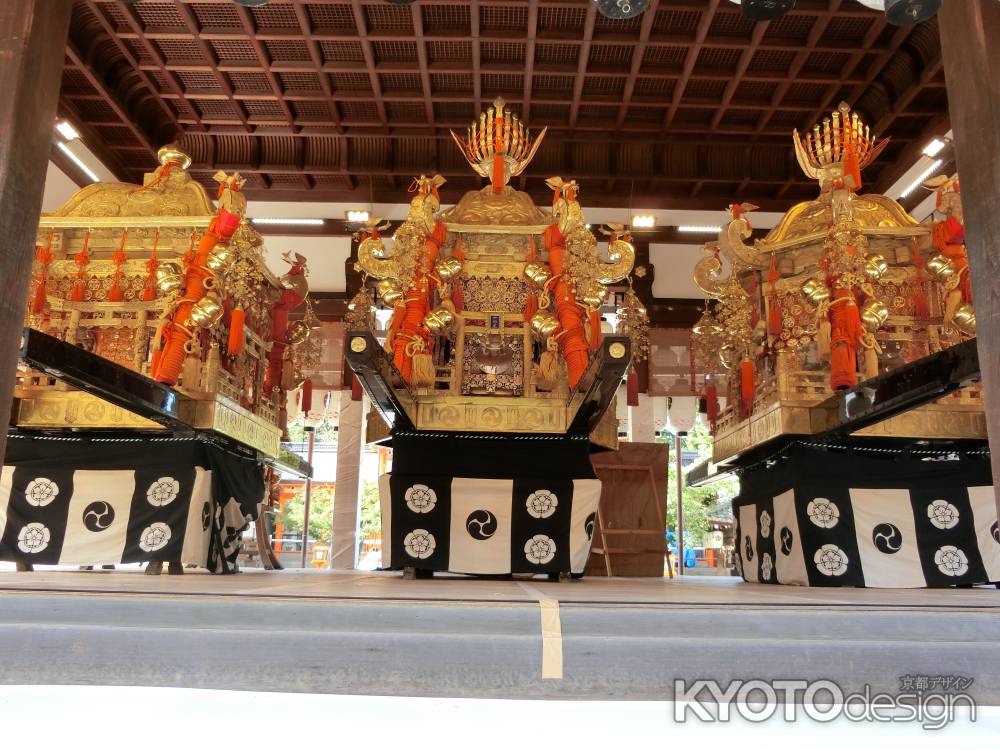 祇園祭　八坂神社　神輿