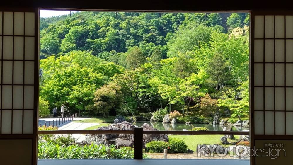 天龍寺　曹源池庭園