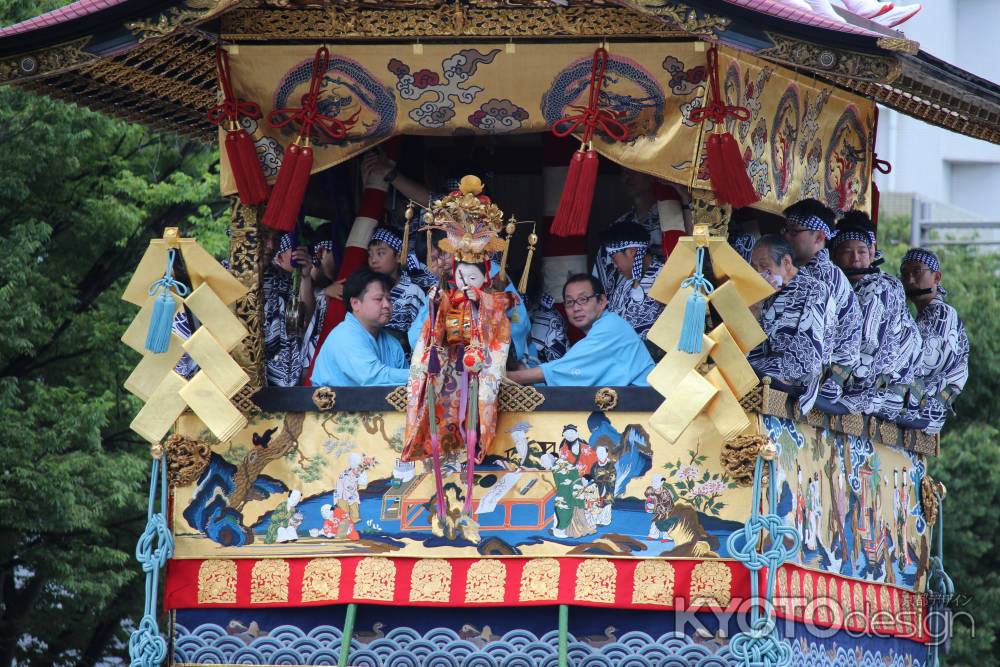 祇園祭山鉾巡行　放下鉾