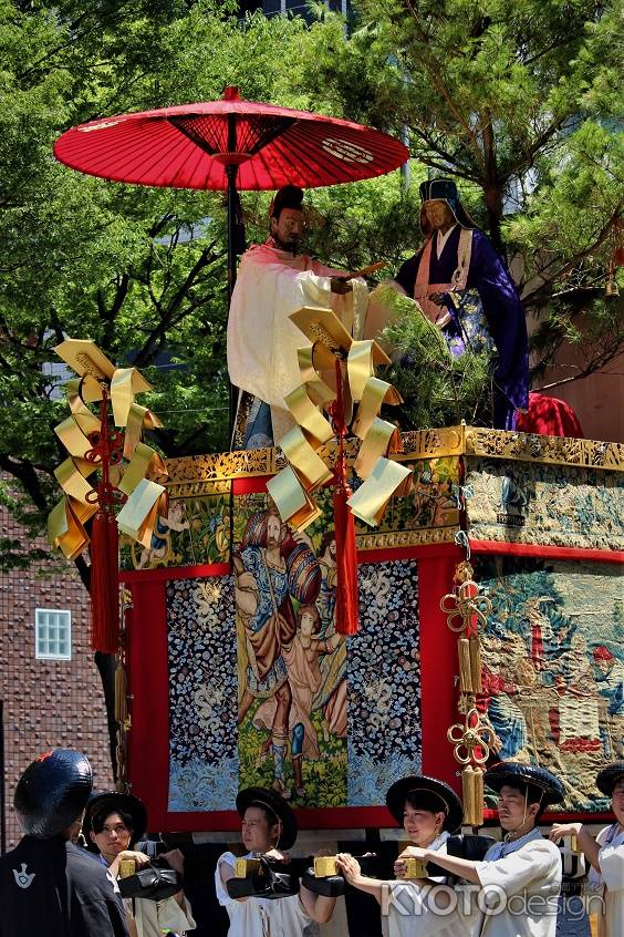 祇園祭山鉾巡行　白楽天山