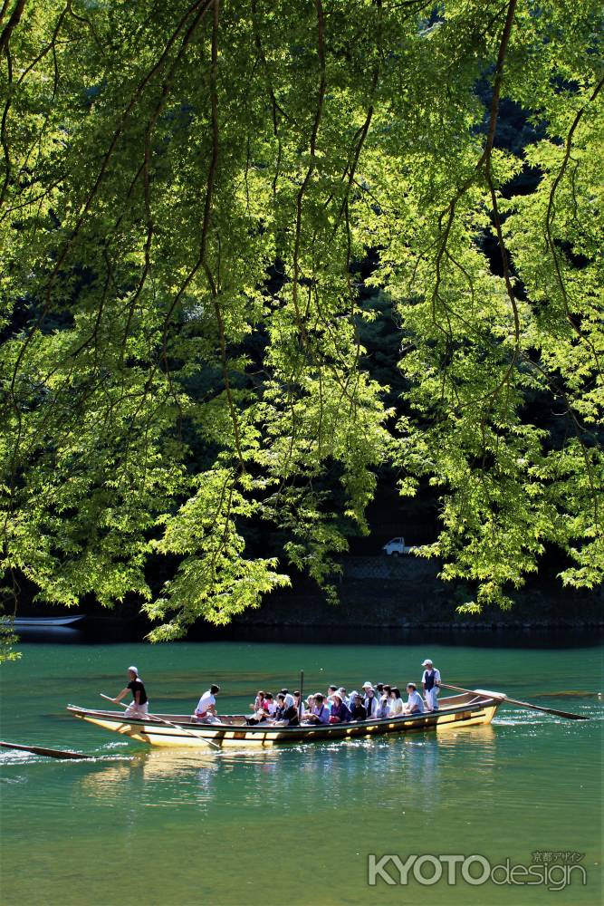 嵐山公園　保津川下り