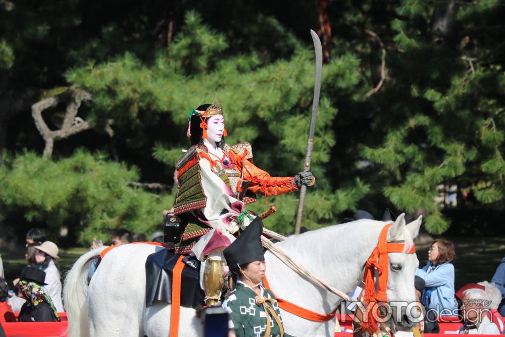 時代祭　凛々しい巴御前