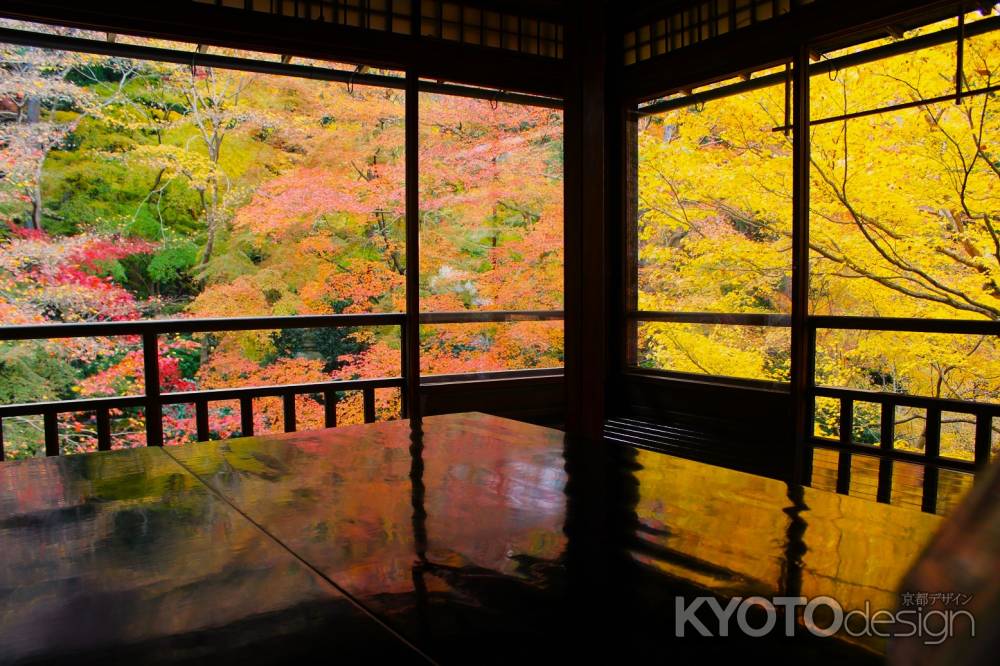 瑠璃光院の紅葉