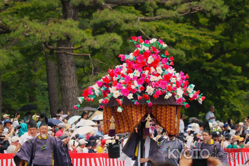 葵祭京都御苑 風流傘