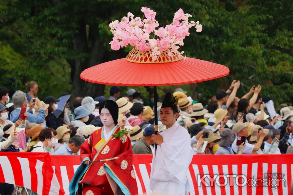 葵祭京都御苑 斎王代列2
