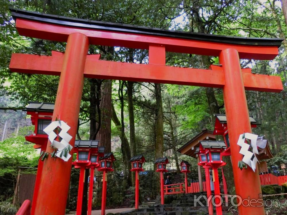 貴船神社の鳥居