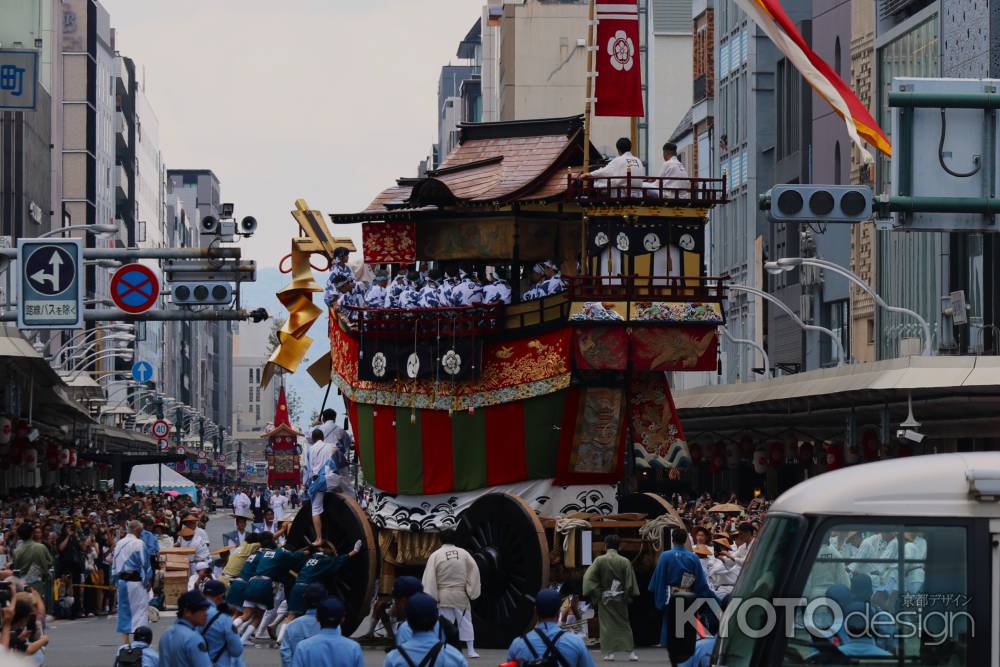 後祭 大船鉾辻回し②