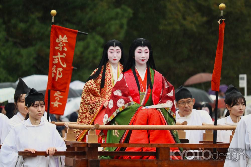 時代祭　紫式部と清少納言