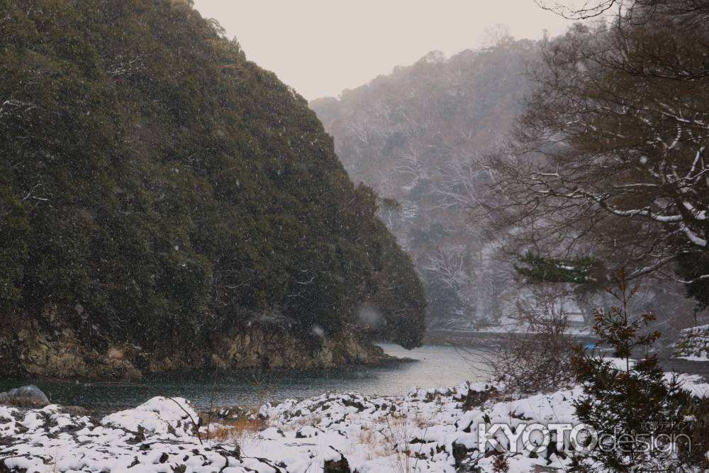 嵐山公園　保津川
