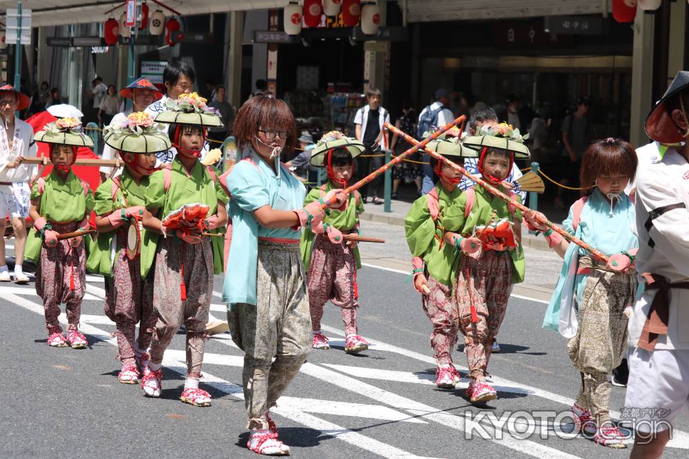 祇園祭　前祭り　四条傘鉾