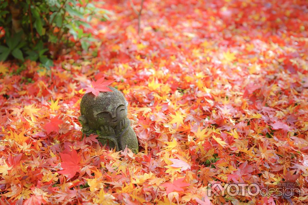 圓光寺と微笑むお地蔵さん