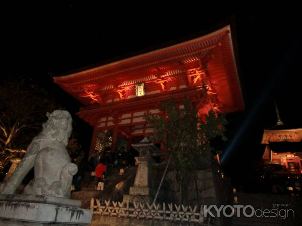 清水寺　夜2