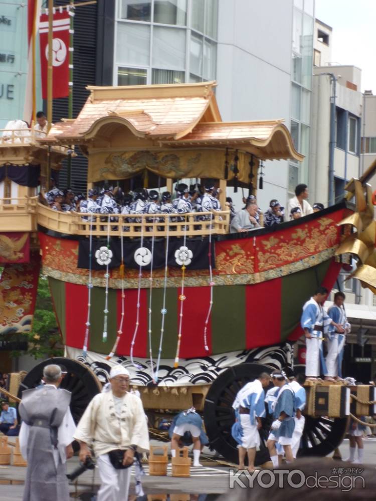 祇園祭2014　大船鉾辻回し