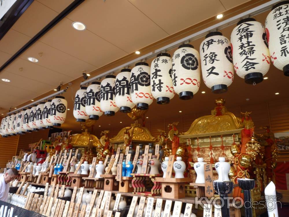 祇園祭　御旅所の御神輿