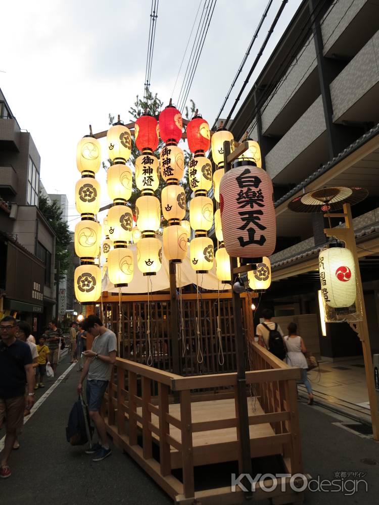 祇園祭2014白楽天山①