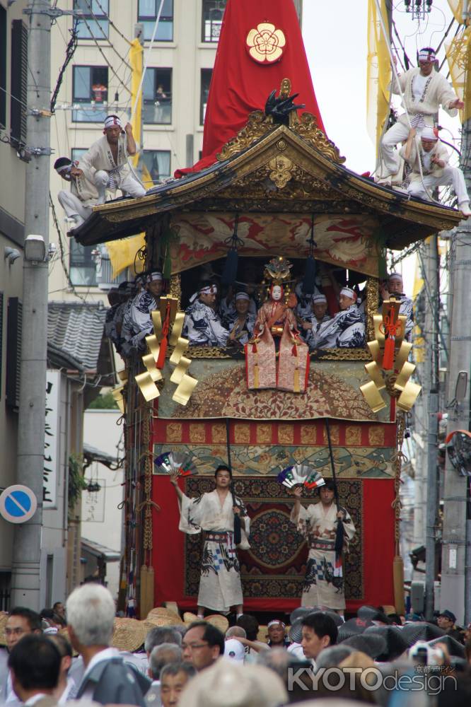 月鉾のお帰りー１