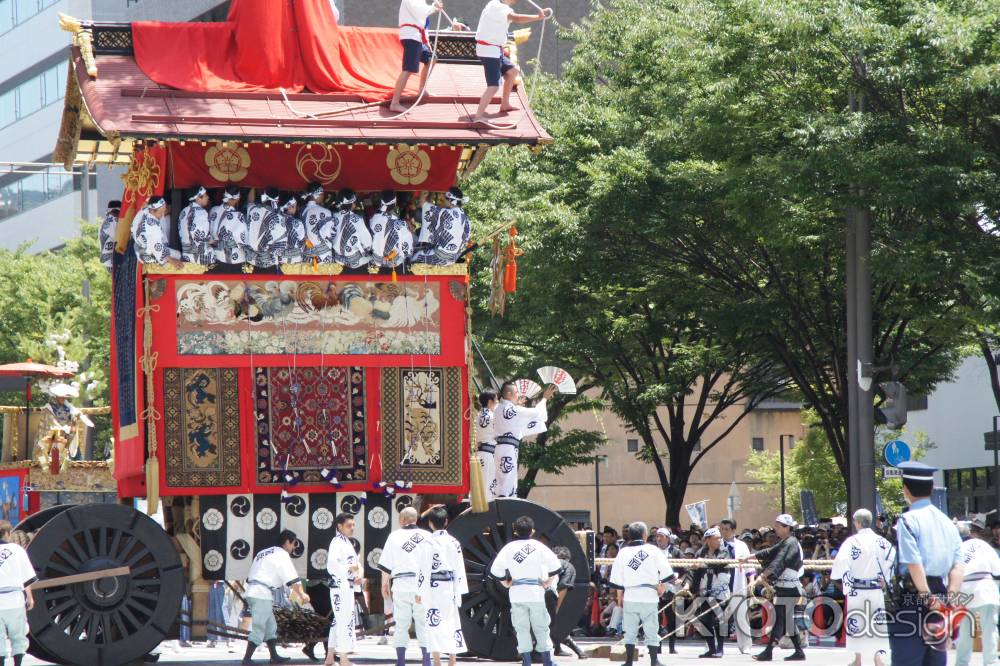 函谷鉾のお帰り