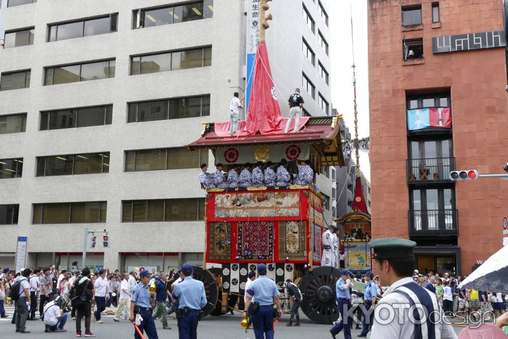 祇園祭　曳き初め