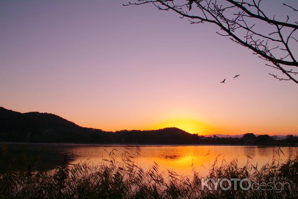 太陽が現れる直前に