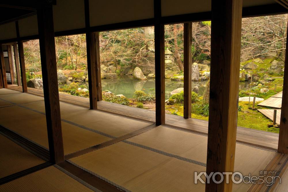 冬の蓮華寺庭園6