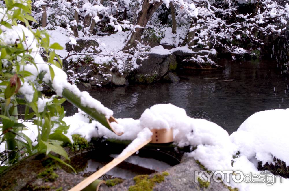 雪と柄杓と