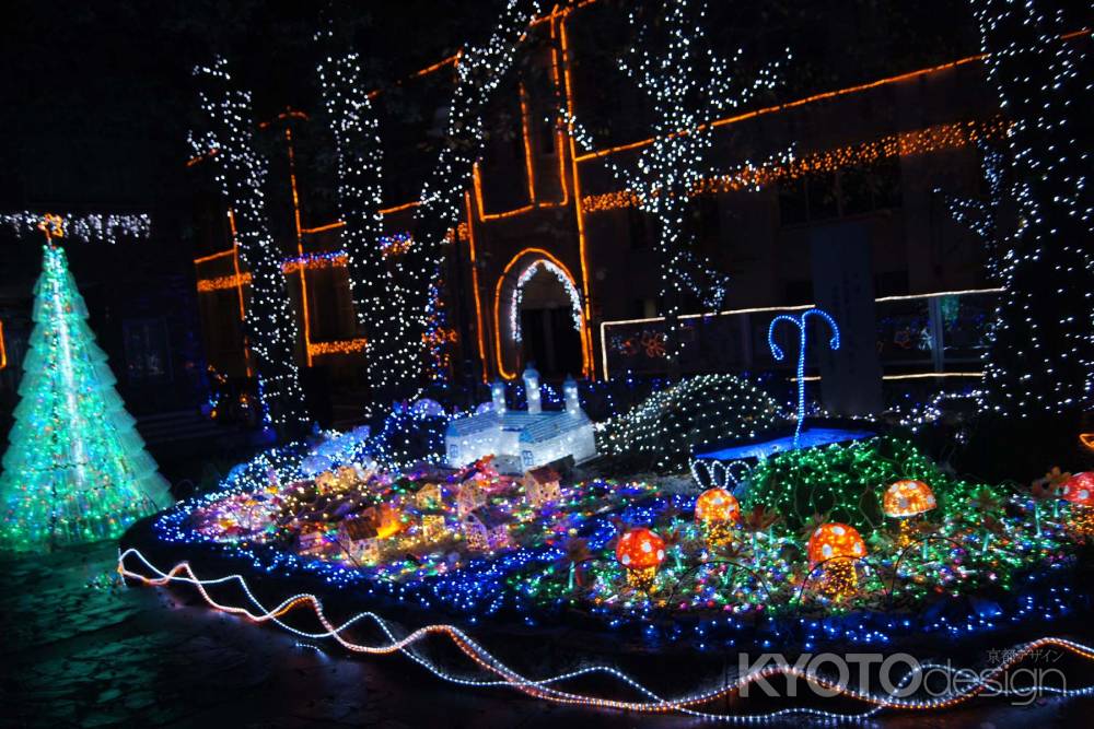 京都のイルミネーション（平安女学院）