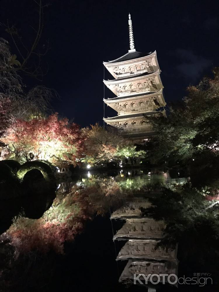 2018 東寺ライトアップ3