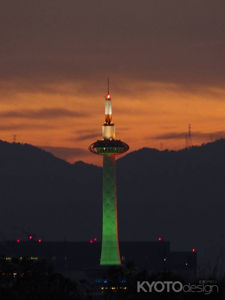 2019　冬　高台寺から見る京都タワー　1