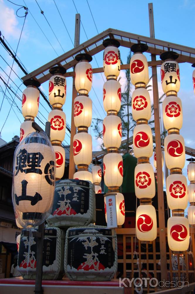 祇園祭後祭の鯉山