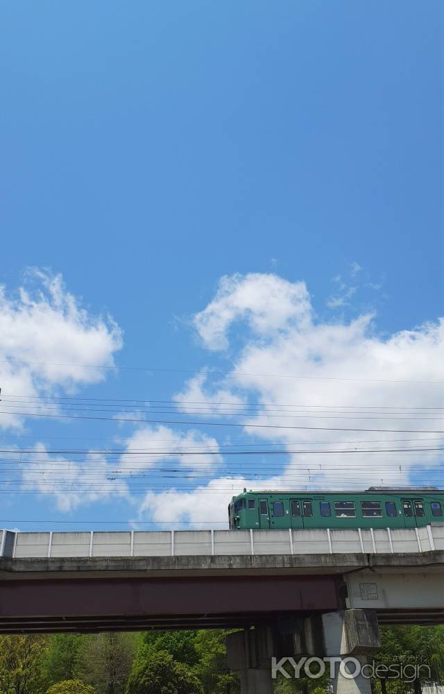 ケロケロ列車　通過します