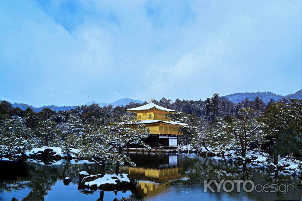 雪景色の極楽浄土