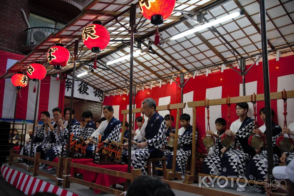 祇園祭　綾傘鉾　棒振り囃子　宵山　2023