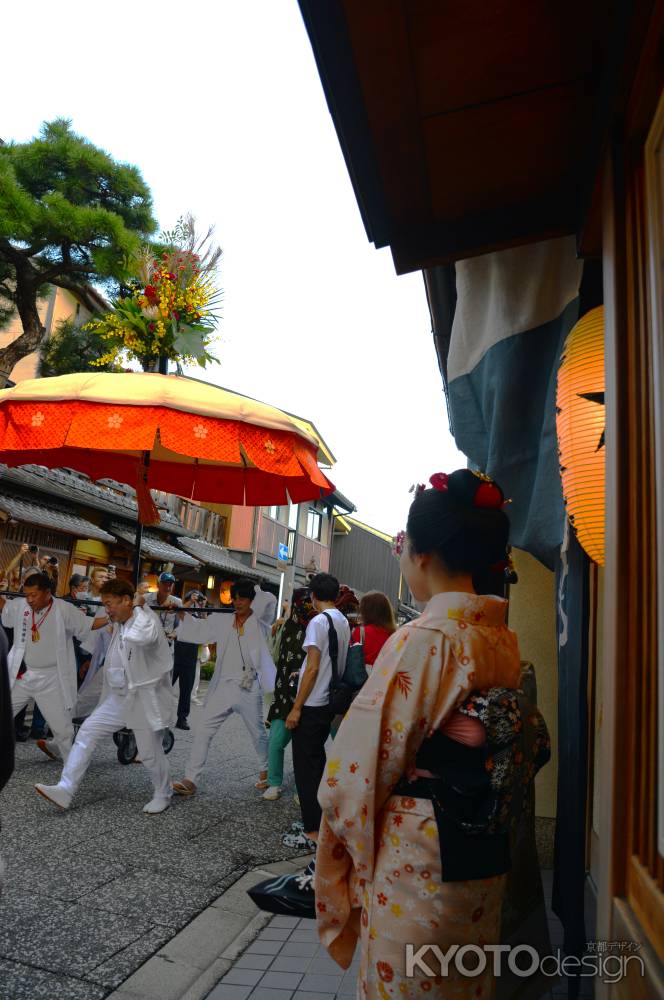 花傘と舞妓さん