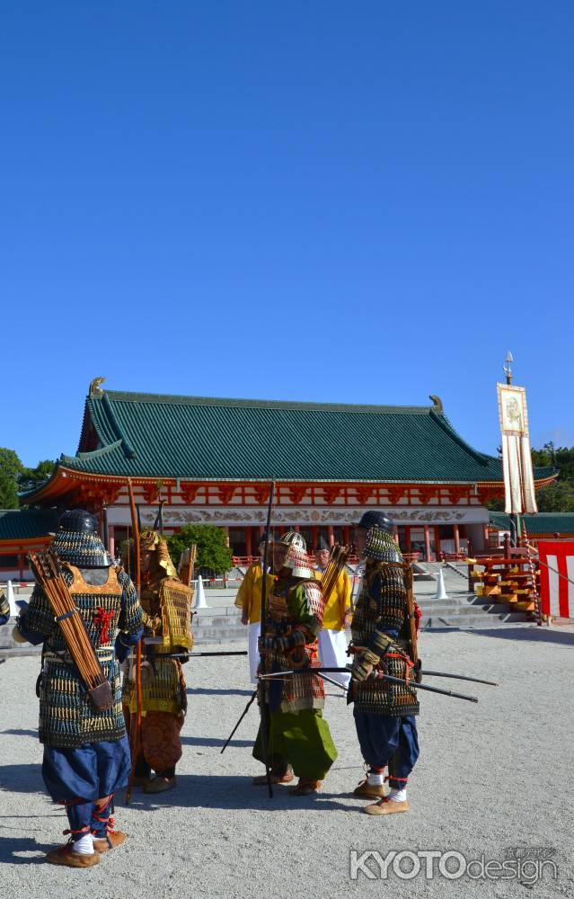 主将と将佐　大極殿