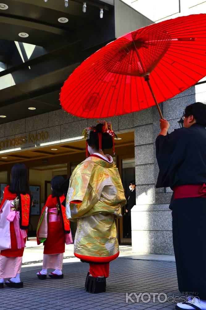 葵太夫さんお練り