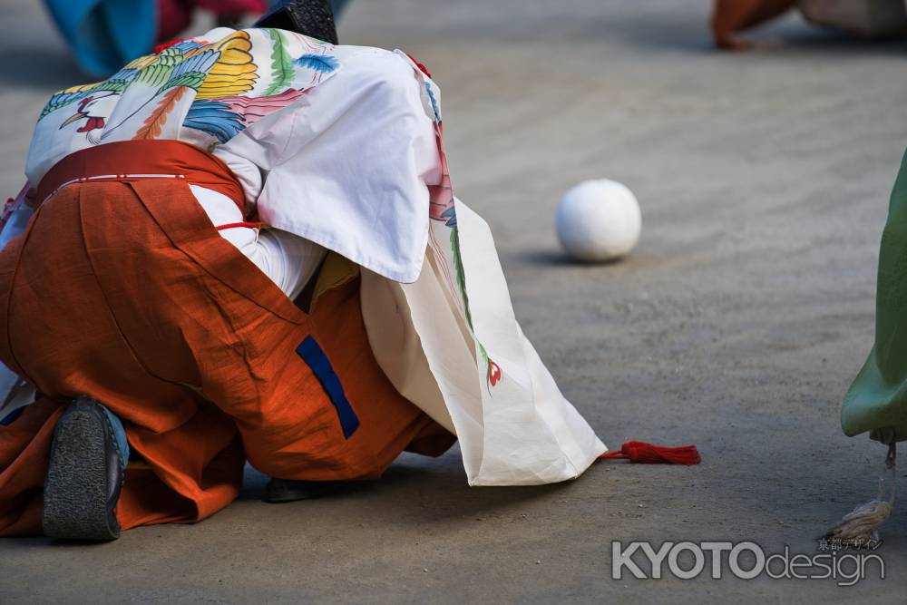 下鴨神社の蹴鞠はじめ7