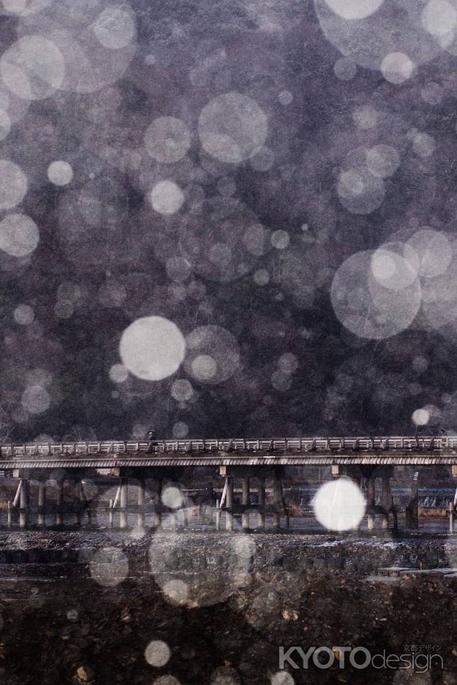 夜明け前の嵐山